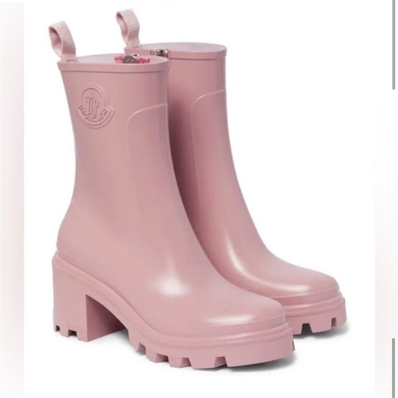 Moncler Loftgrip Boots Pink Size 36 - Picture 3 of 7